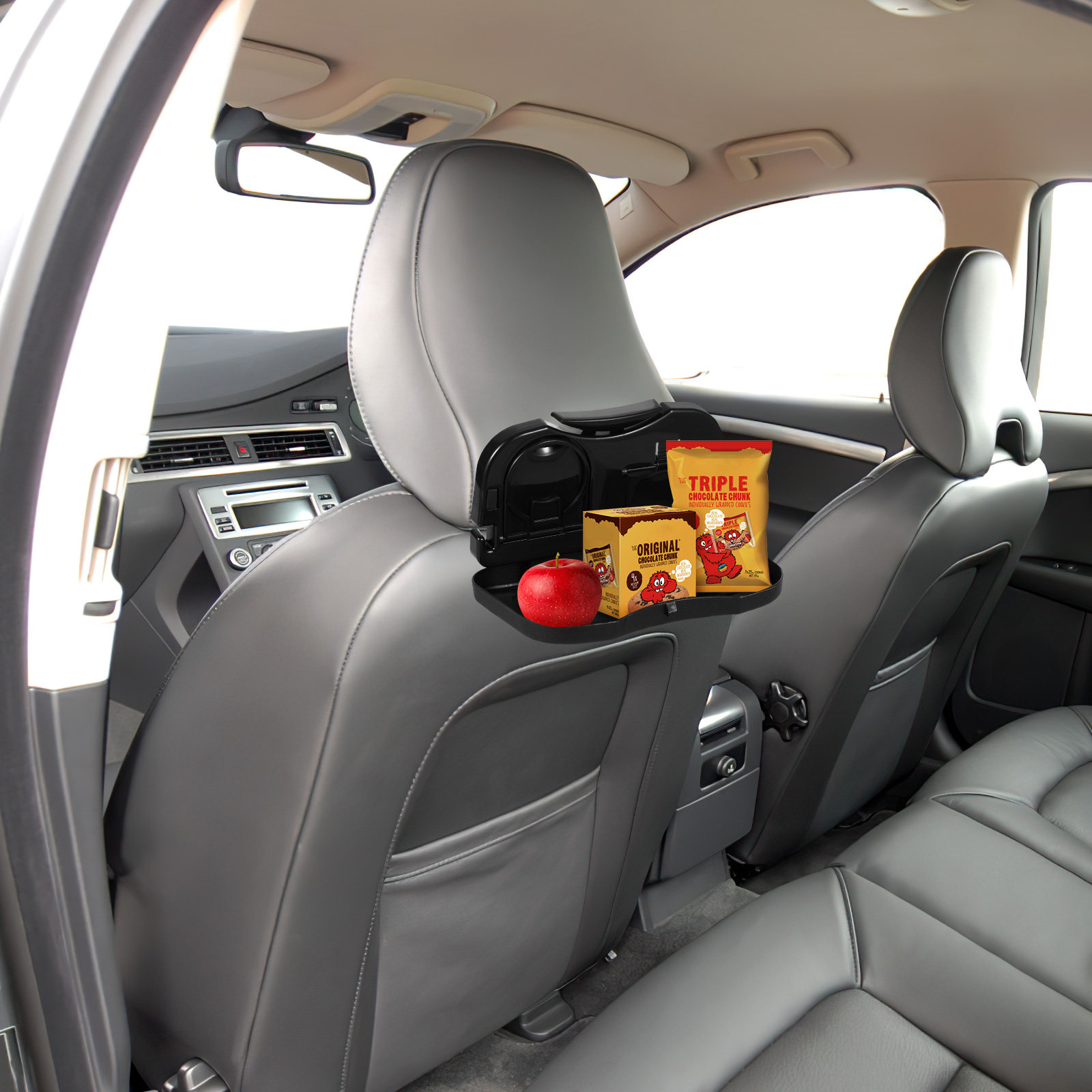Back Seat Car Table - Foldable Car Food Tray Table for