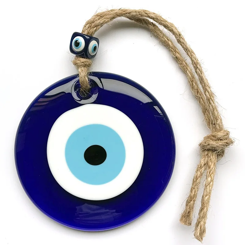 Car Accessories Evil Eye - Eye-Catching Turkish Blue Glass Hanging Decor,
