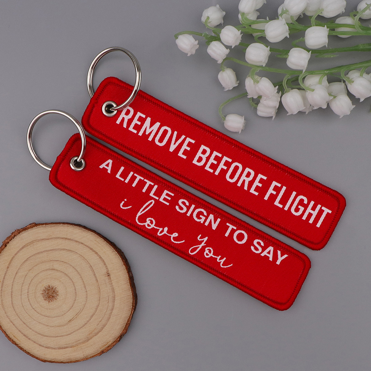 1pcs Quotation Embroidered Key - Car Accessories Quotation review and price