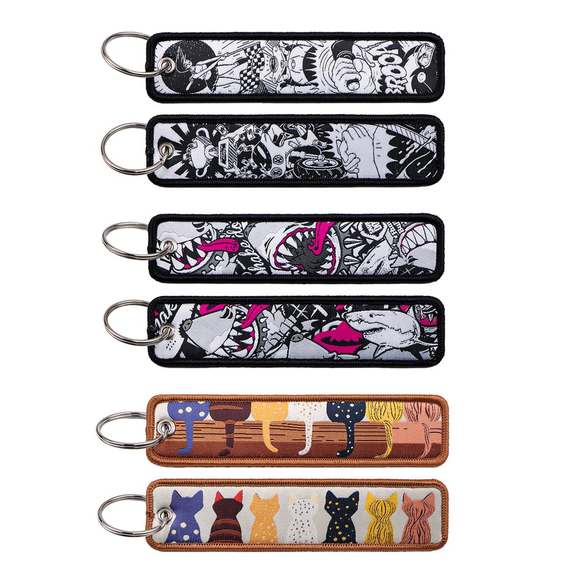1PC Anime Shark Cat Embroidere - Car Accessories Quotation review and price