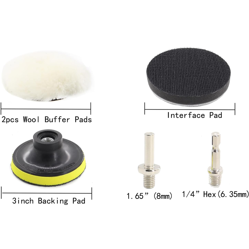 3Inch 75MM Car Headlight Resto - Car Wax Polishing Pad review and price