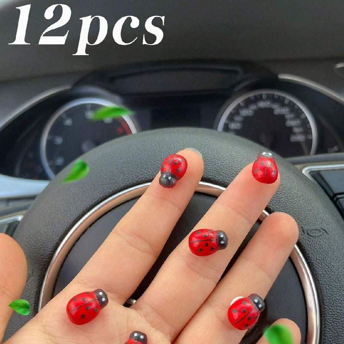 12 Ladybug Car Interior Decora - Car Accessories Evil Eye review and price