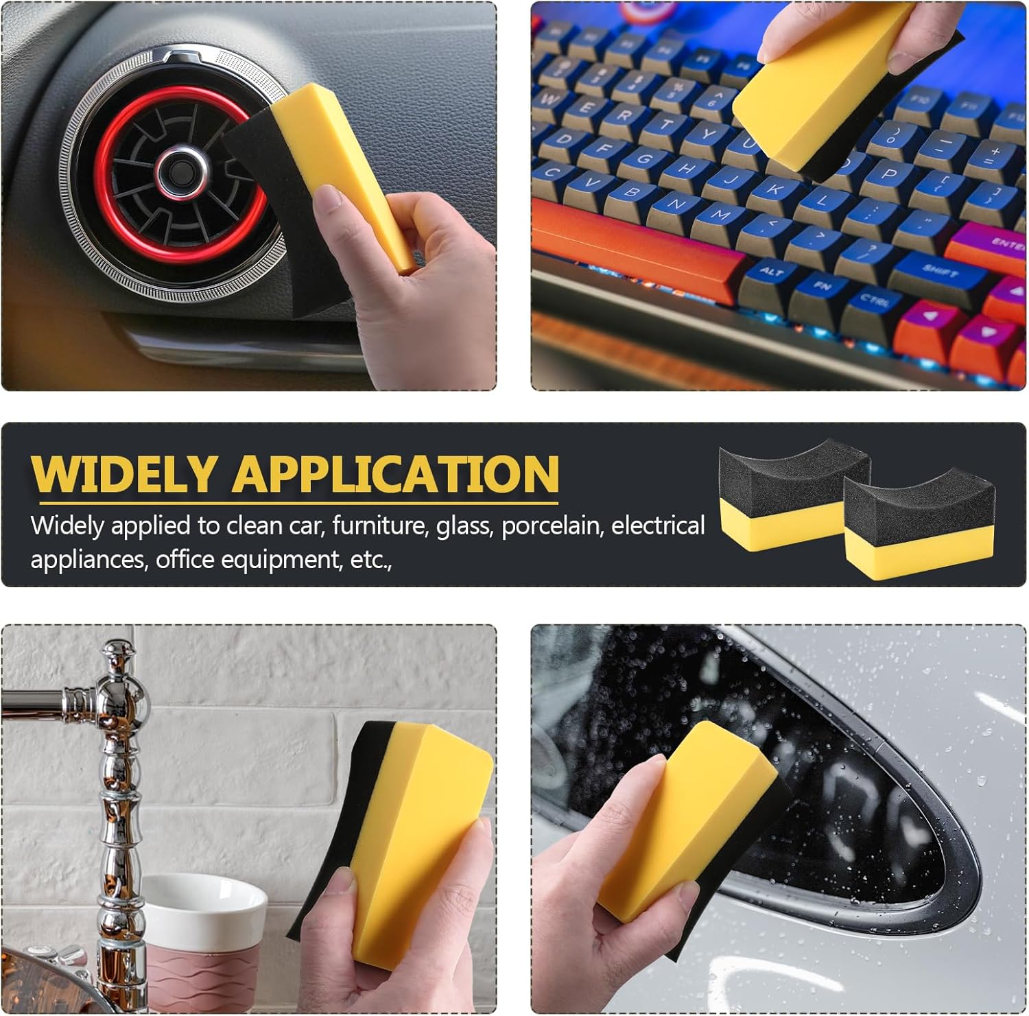 Auto Cleaning Sponge Brush Wax - Car Wax Polishing Pad review and price