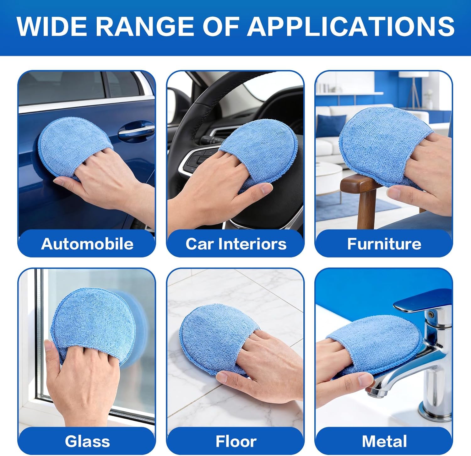 Auto Cleaning Sponge Brush Wax - Car Wax Polishing Pad review and price
