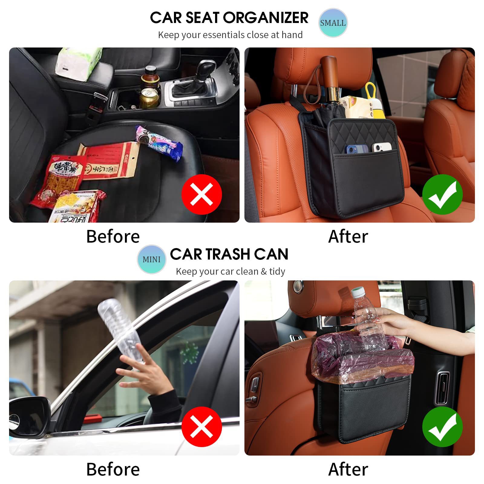 Car Backseat Storage Bag Large - Car Accessories Xuv 300 review and price