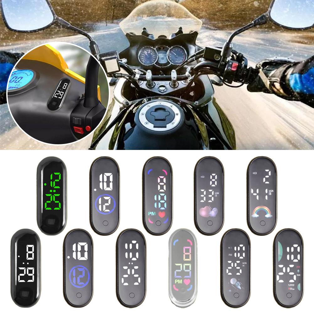 Luminous Motorcycle Car Clock  - Car Accessories Workshop review and price