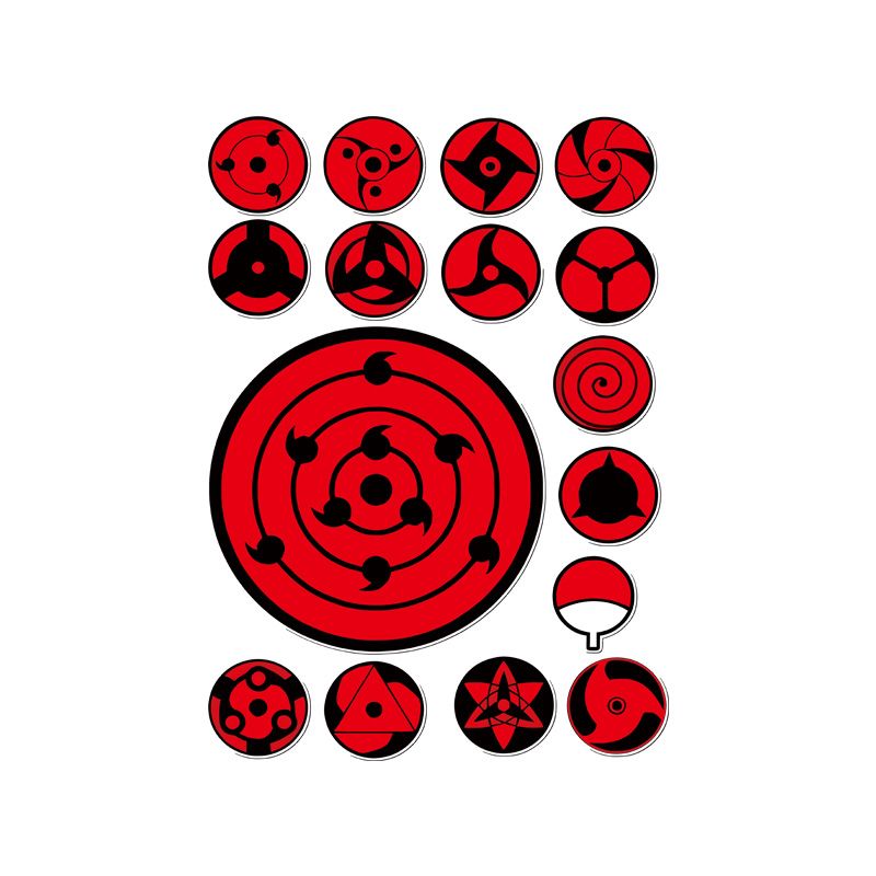 Sharingan Eye Die-cut Sticker  - Car Accessories Workshop review and price