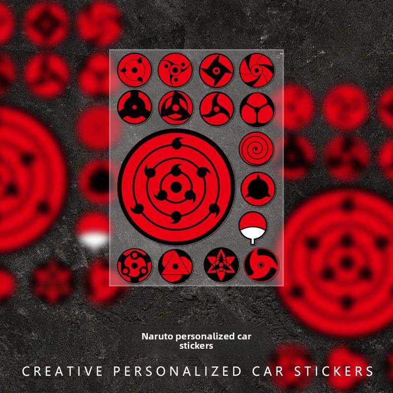 Sharingan Eye Die-cut Sticker  - Car Accessories Workshop review and price