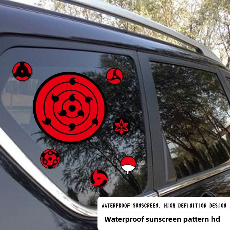 Sharingan Eye Die-cut Sticker  - Car Accessories Workshop review and price