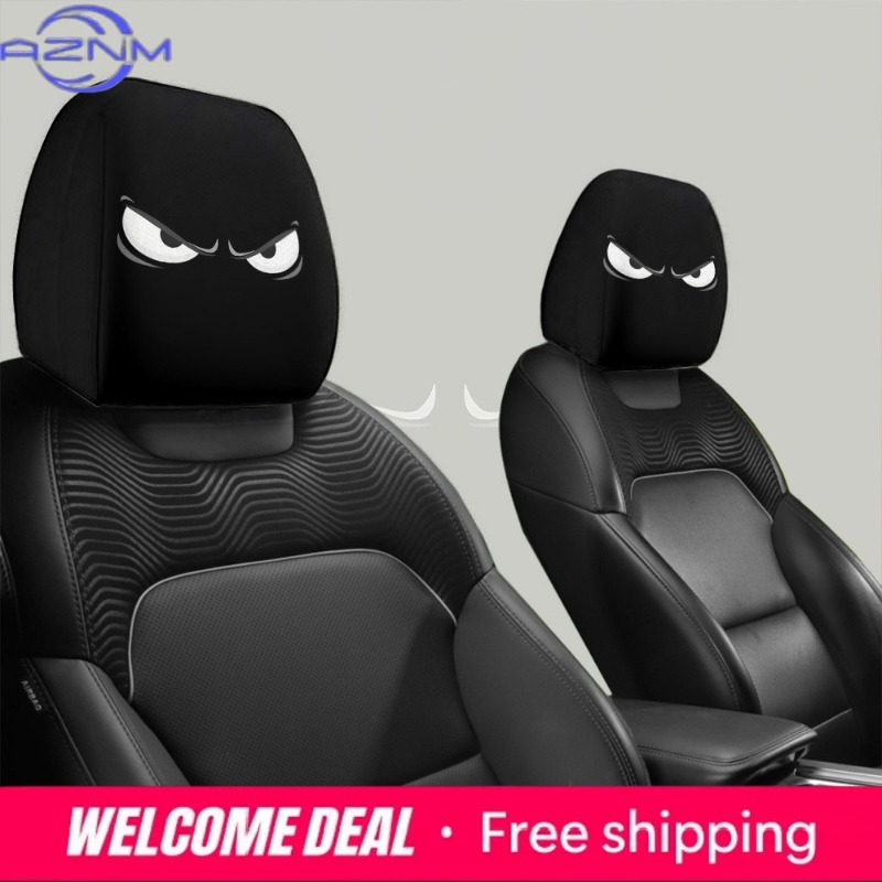 2PCS Evil Eye Printed Car Head - Car Accessories Evil Eye review and price
