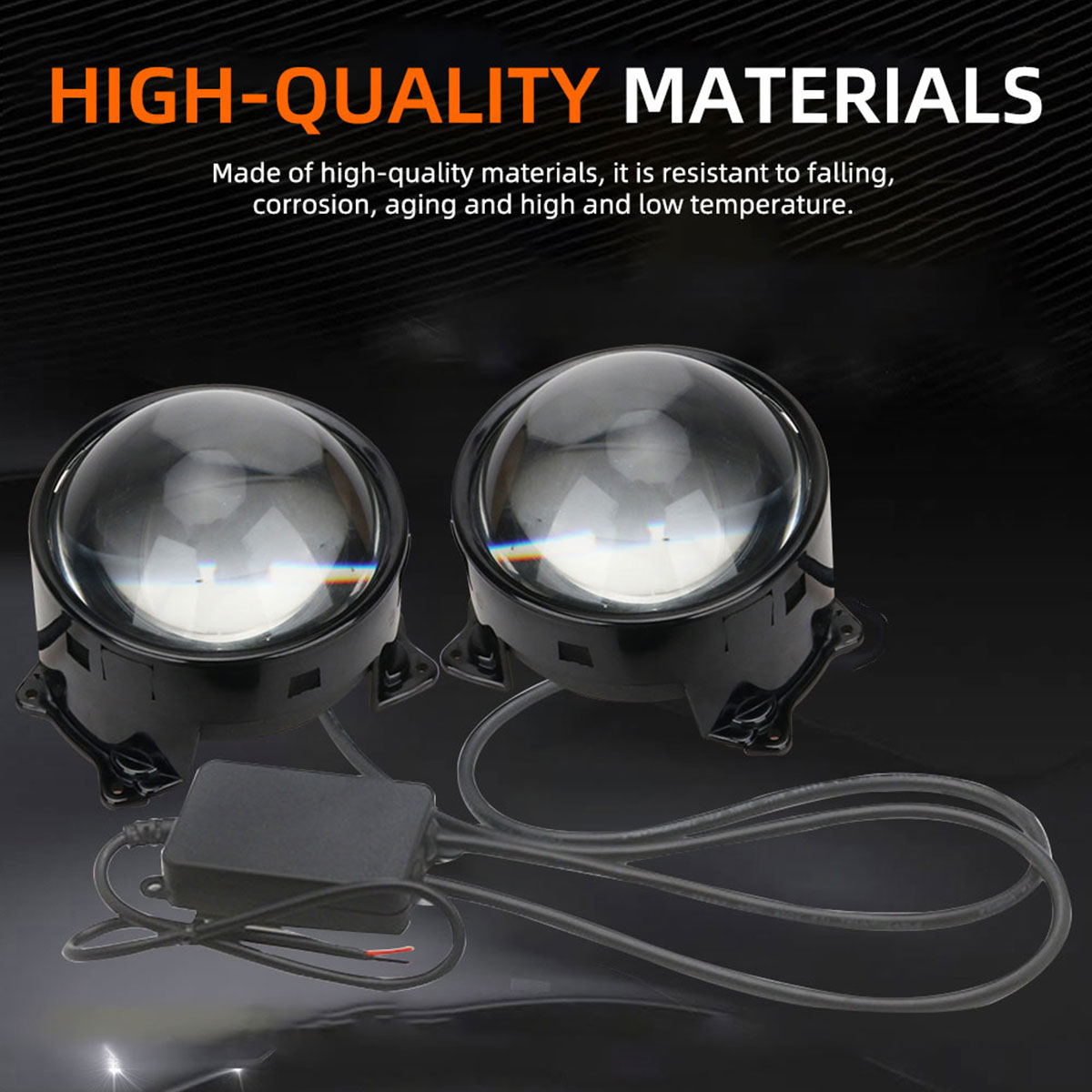 3 Inch Car LED Devil Eyes Demo - Car Accessories Evil Eye review and price