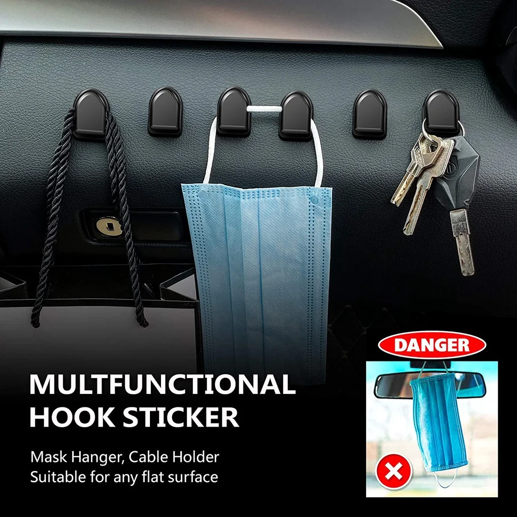 Mini Car Hooks Interior Storag - Car Cable Organizer review and price