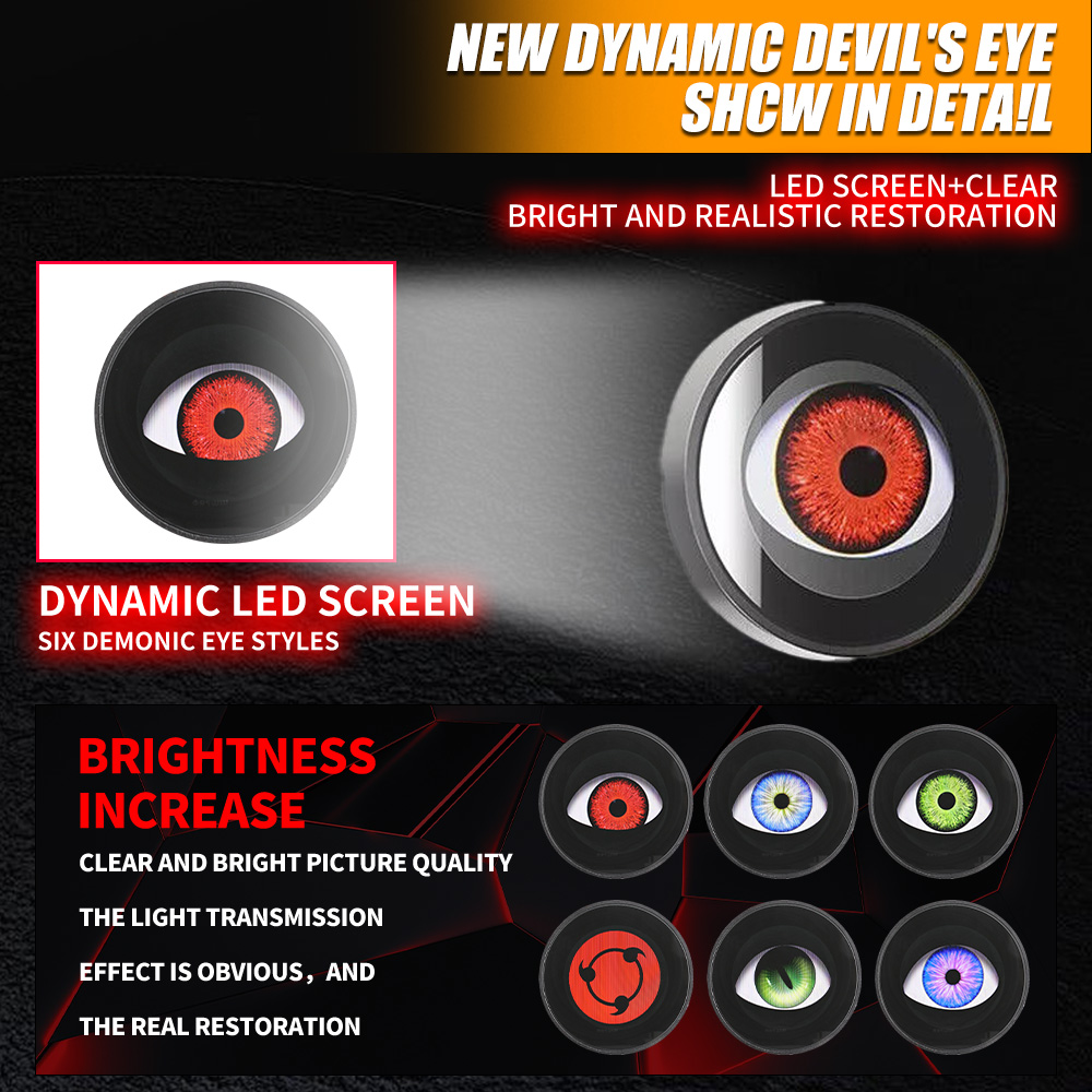 LED Headlight Demon Eyes Dynam - Car Accessories Evil Eye review and price
