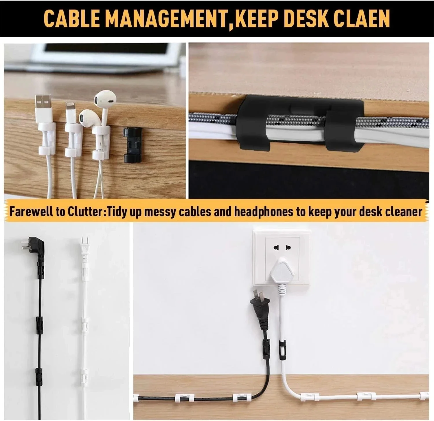Cable Clips Organizer Drop Wir - Car Cable Organizer review and price